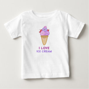 I Love Ice Cream Schattige Funny Summer Schattig