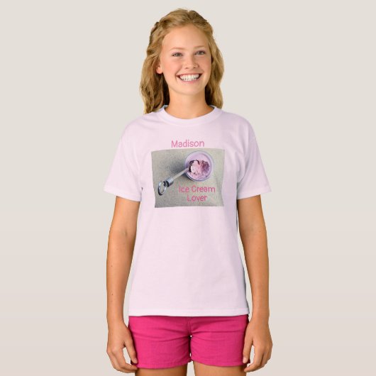 I Love Icecream T-Shirt (Voorkant volledig)