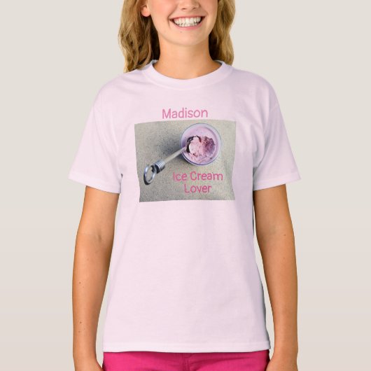 I Love Icecream T-Shirt (Voorkant)