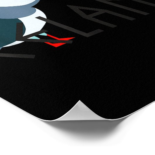 I Love Iceland Puffin Icelandic Gift  Poster (Hoek)