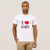 I Love Icky T-shirt (Voorkant volledig)