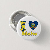 I love Idaho Ronde Button 3,2 Cm (Voorkant /achterkant)