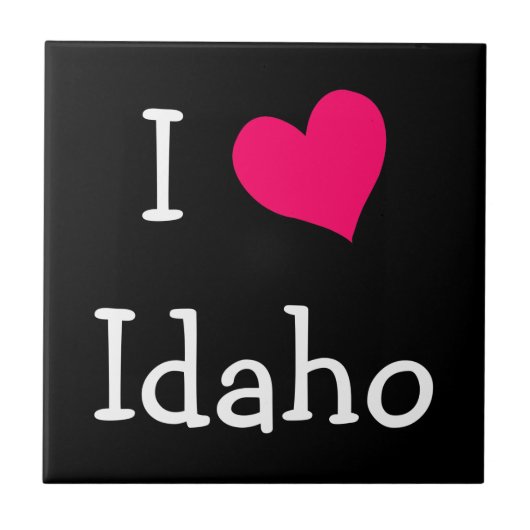 I Love Idaho Tegeltje (Voorkant)