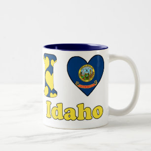 I love Idaho Tweekleurige Koffiemok