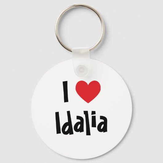 I Love Idalia Sleutelhanger (Voorkant)