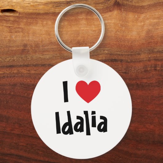 I Love Idalia Sleutelhanger (Voorkant)