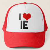 I Love IE Trucker Pet (Voorkant)