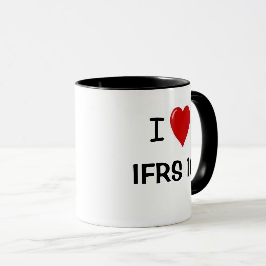 I Love IFRS 16 - I Heart IFRS16 Mok (Voorkant rechts)