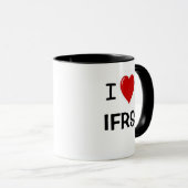 I Love IFRS - I Heart IFRS Mok (Voorkant rechts)