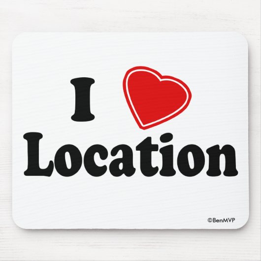 I Love II Muismat (Voorkant)