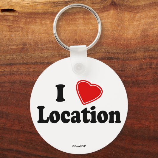 I Love II Sleutelhanger (Voorkant)