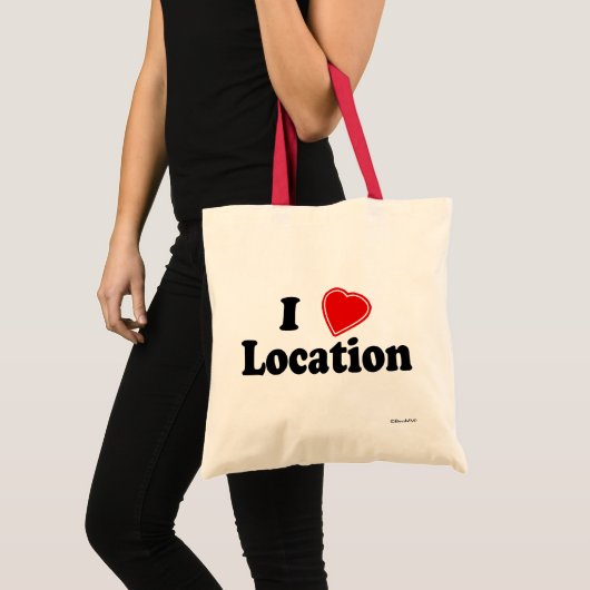 I Love II Tote Bag (Voorkant (product))