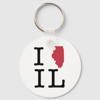 I Love Illinois Sleutelhanger