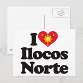 I Love Ilocos Norte Briefkaart (Voorkant / Achterkant)