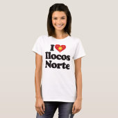 I Love Ilocos Norte T-shirt (Voorkant volledig)