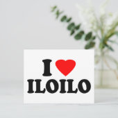 I Love Iloilo Briefkaart (Staand voorkant)