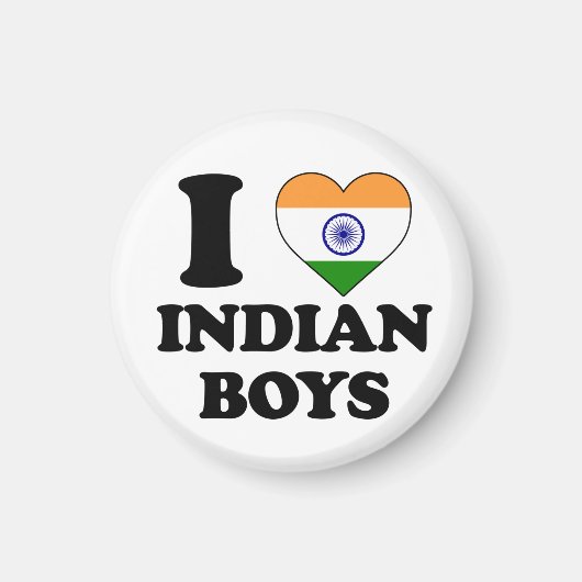 I love Indian Boys Magneet (Voorkant)