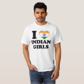 I love Indian Girls T-shirt (Voorkant volledig)
