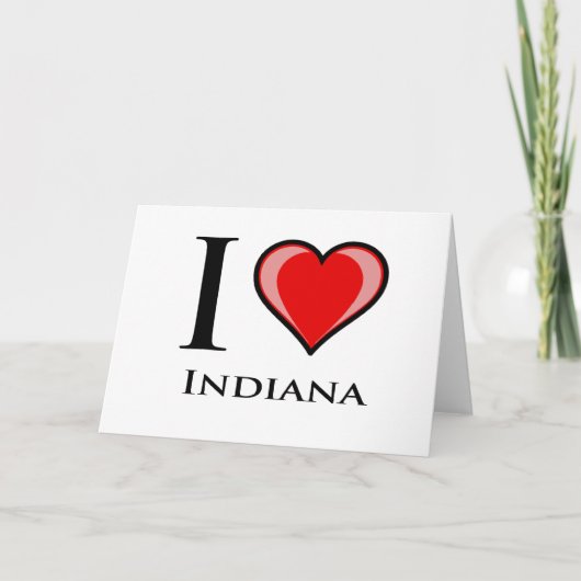 I Love Indiana Kaart (Voorkant)