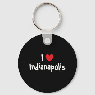 I Love Indianapolis Sleutelhanger