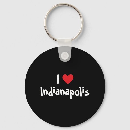 I Love Indianapolis Sleutelhanger (Voorkant)