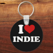 I Love Indie Sleutelhanger (Voorkant)
