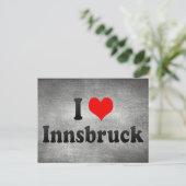 I Love Innsbruck, Austria Briefkaart (Staand voorkant)