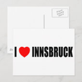 I Love Innsbruck Briefkaart (Voorkant / Achterkant)
