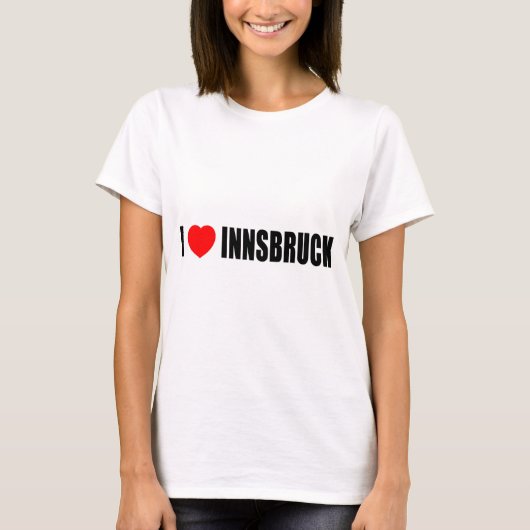 I Love Innsbruck T-shirt (Voorkant)