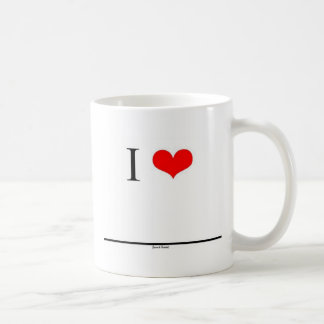 I Love (Insert Name) Koffiemok