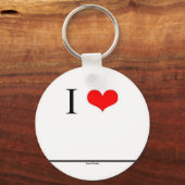 I Love (Insert Name) Sleutelhanger (Voorkant)