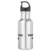 I Love Instructional Design Waterfles (Achterkant)