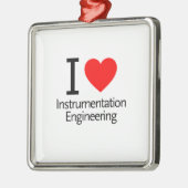 I Love Instrumentation Engineering Metalen Ornament (Links)