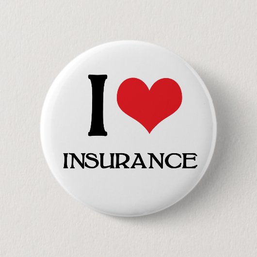 I Love Insurance - Flo Button (Voorkant)