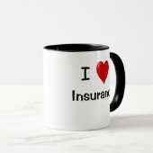 I Love Insurance - I Heart Insurance Mok (Voorkant rechts)