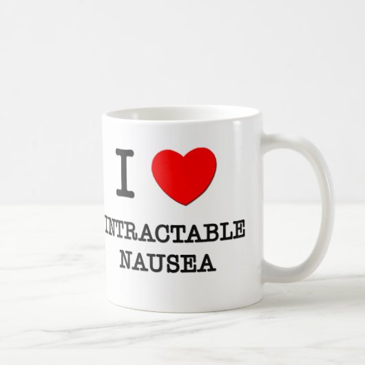 I Love Intractable Nausea Koffiemok (Rechts)