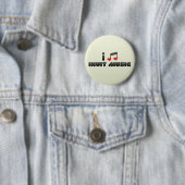I Love Inuit Music Ronde Button 5,7 Cm (In situ)