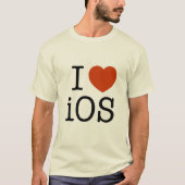 I Love iOS T-shirt (Voorkant)