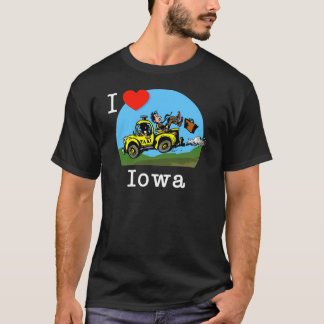 I Love Iowa country Taxi T-shirt