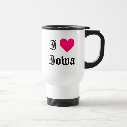 I Love Iowa Reisbeker (Rechts)