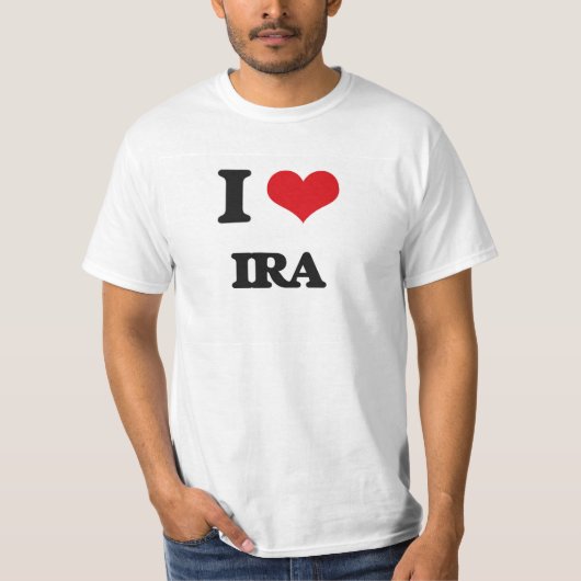 I Love Ira T-shirt (Voorkant)