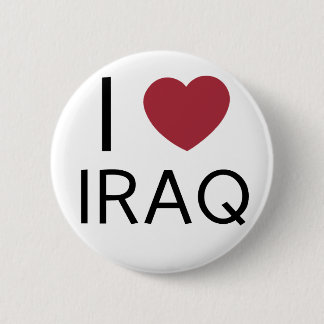 I Love Irak Badge Ronde Button 5,7 Cm