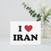 I Love Iran Briefkaart (Staand voorkant)