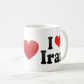 I Love Iran Koffiemok (Voorkant rechts)