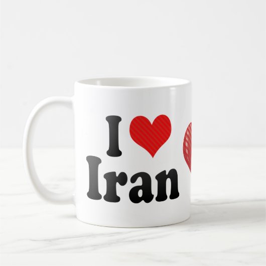 I Love Iran Koffiemok (Links)
