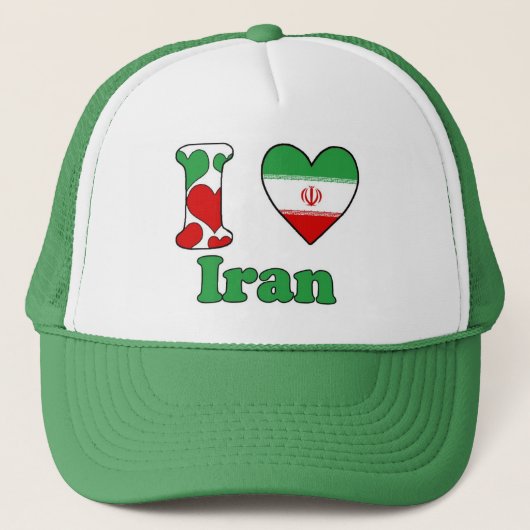 I love Iran Trucker Pet (Voorkant)