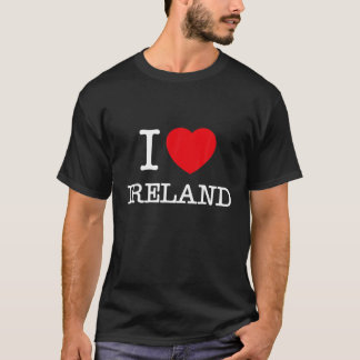 I Love Ireland Novelty Graphic T - shirts