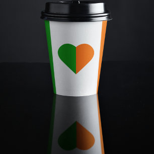 I Love Ireland Papieren Bekers