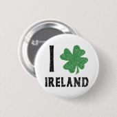 I Love Ireland Ronde Button 5,7 Cm (Voorkant /achterkant)
