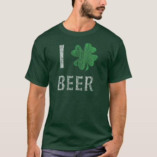 I Love Irish Beer T-shirt (Voorkant)